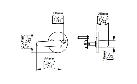Собачка из нержавеющей стали D LINE куб ARCH-00092022 - Вид №2