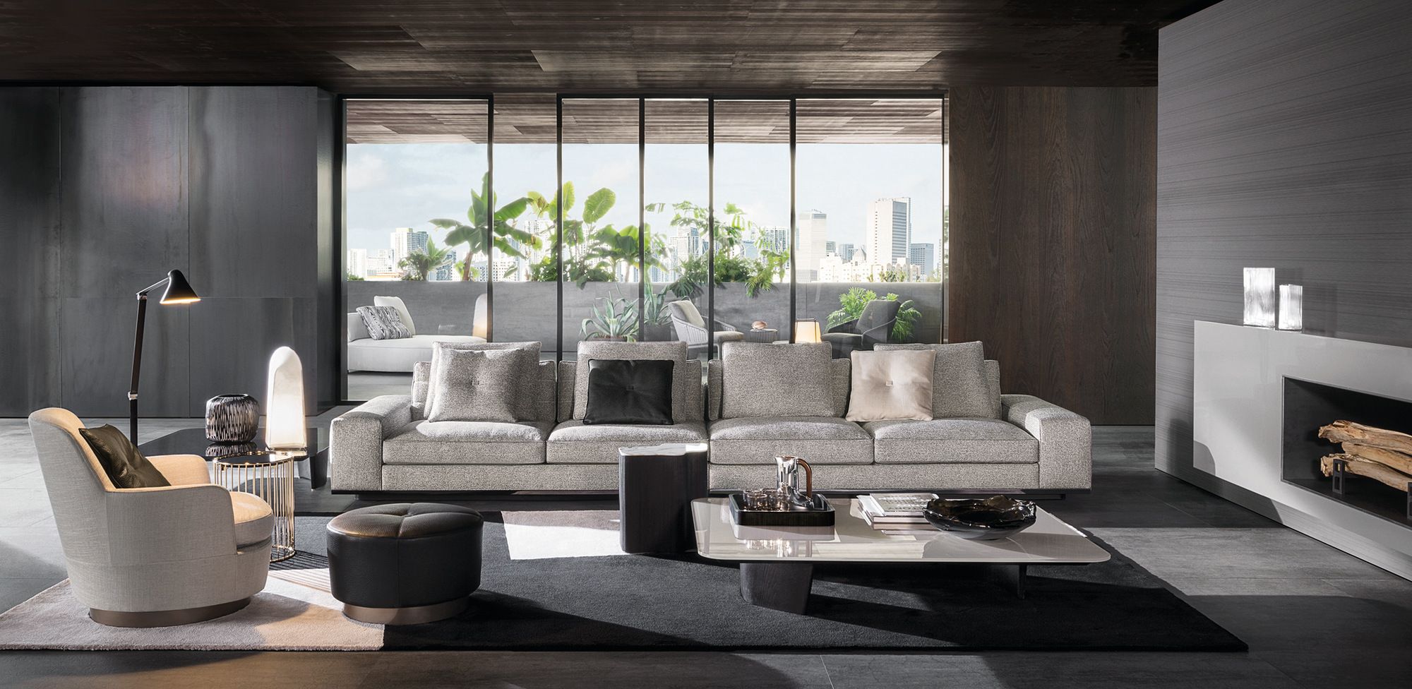 Модульный тканевый диван Minotti ARCH-00037891 - Вид №4