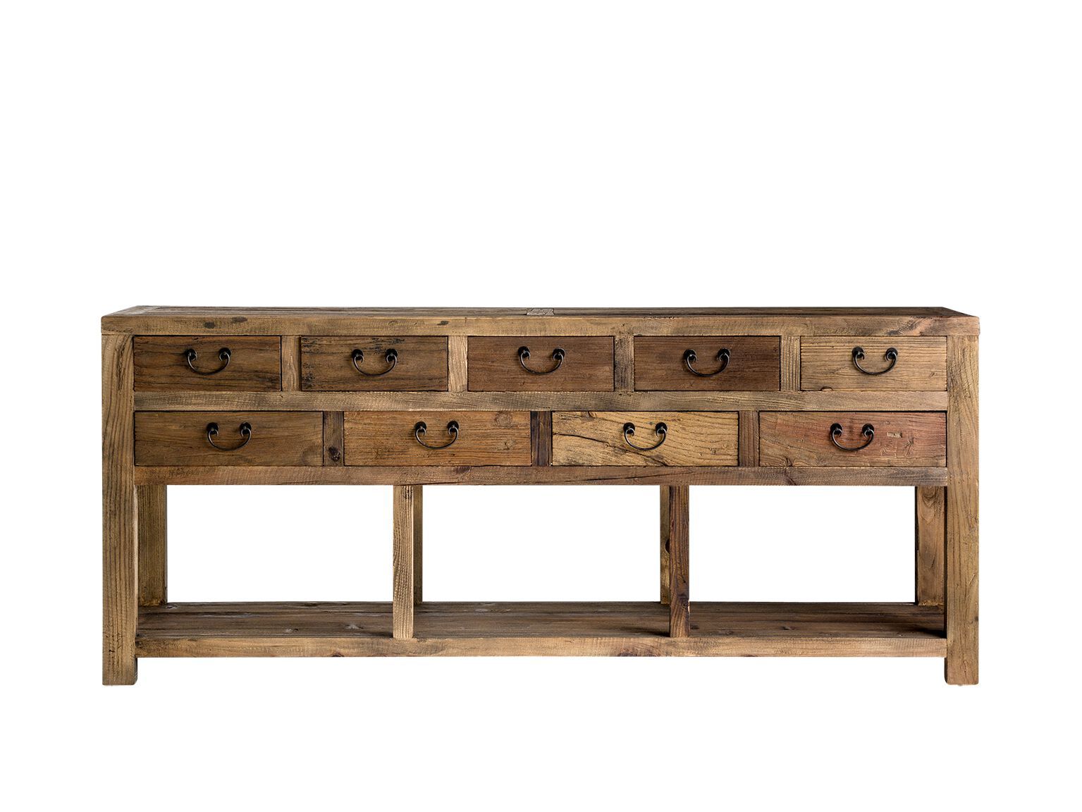 Рециркулированная деревянная прямоугольная консоль с ящиками Vical Home IKAST ARCH-00102991