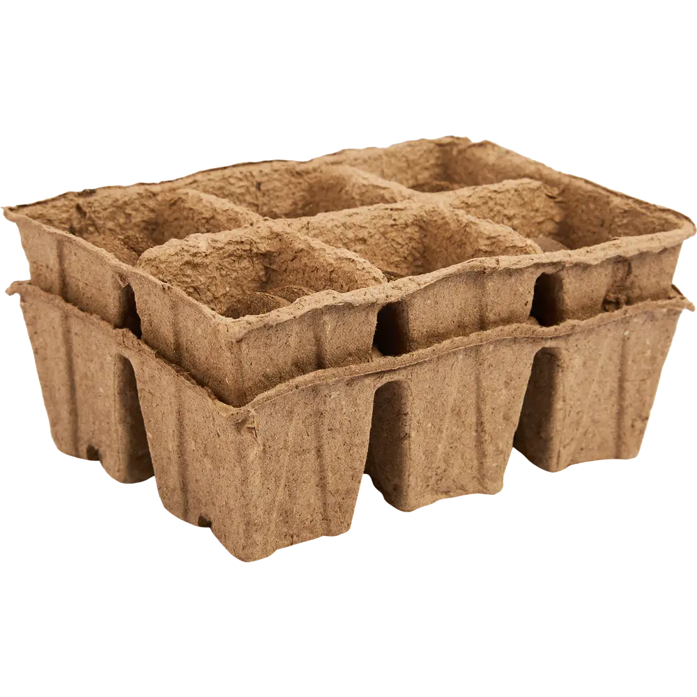 Кассета рассадная 6 ячеек с торфяными таблетками, 2 шт Santreyd STLM-2091814 - Вид №1