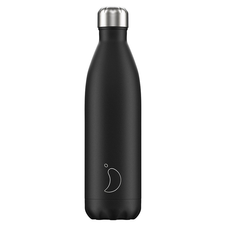 B750MOBLK Термос monochrome, 750 мл, черный Chilly's Bottles 