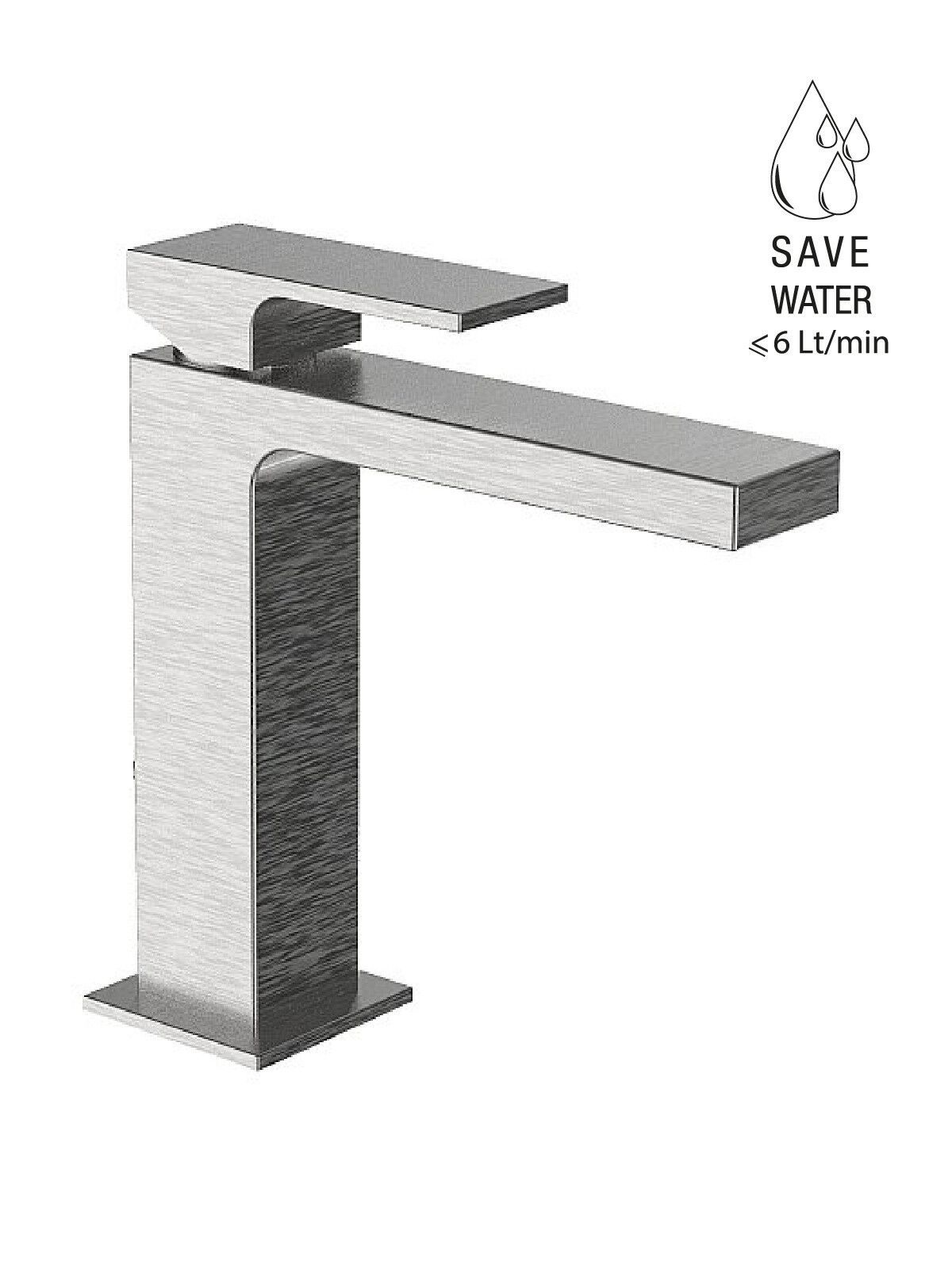 Однорычажный смеситель для раковины без слива Rubinetterie Frattini Vita Due ARCH-00022389 - Вид №16