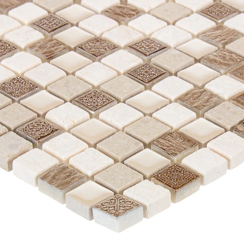 Мозаика мраморная Artens Fsn 30x30 см цвет бежевый STLM-2114405 - Вид №2