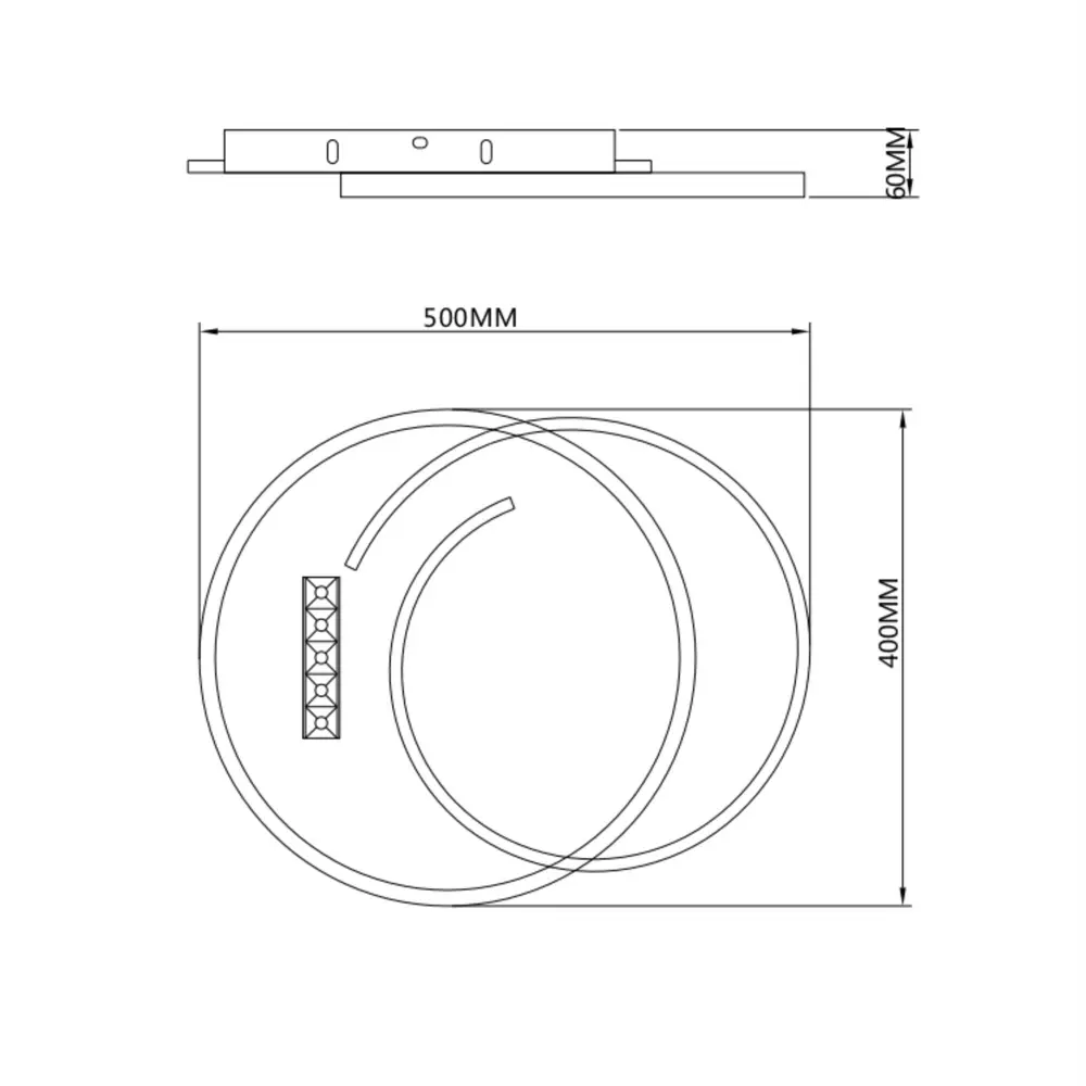 Умная люстра потолочная светодиодная Schaffner Seni 2960-500 10 Вт регулируемый белый свет цвет белый STLM-2131849 - Вид №18