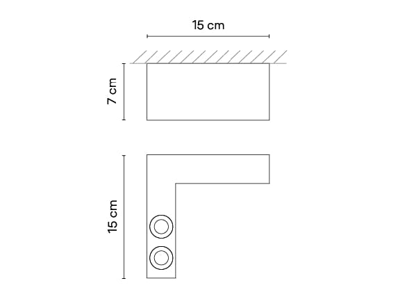 Алюминиевый светодиодный потолочный светильник Vibia смещение ARCH-00008256 - Вид №3