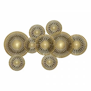 Панно декоративное настенное из дерева 160х90 см золотое Black Touch-9 EVENHOME  00-3878793 Золото;коричневый