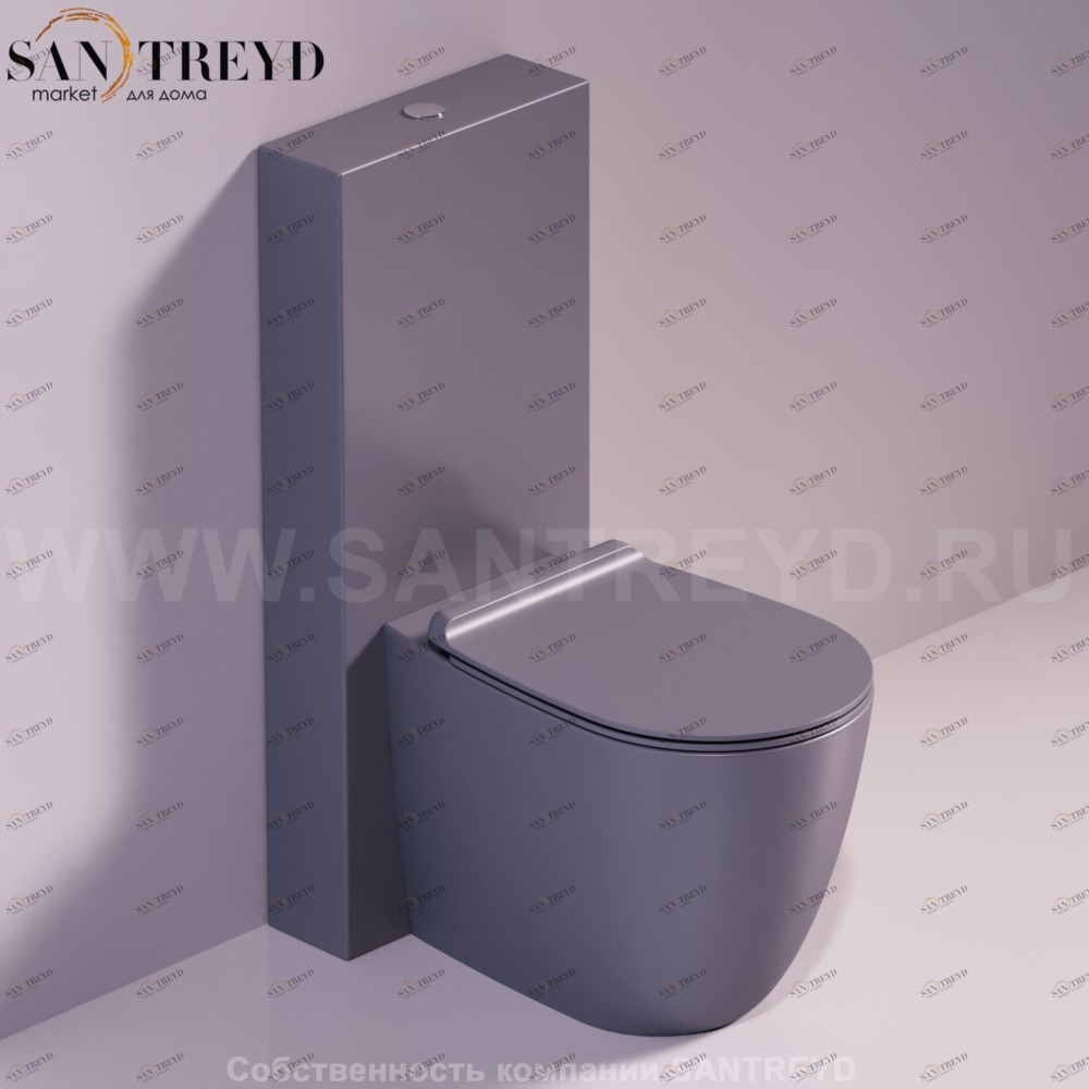 CT09D20ANTRACITEMATT Бачок для унитаза Черный Simas Vignoni Италия