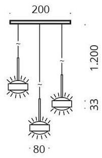 Top Light Светодиодный подвесной светильник прямого света Puk system sun-id-1362161 - Вид №4