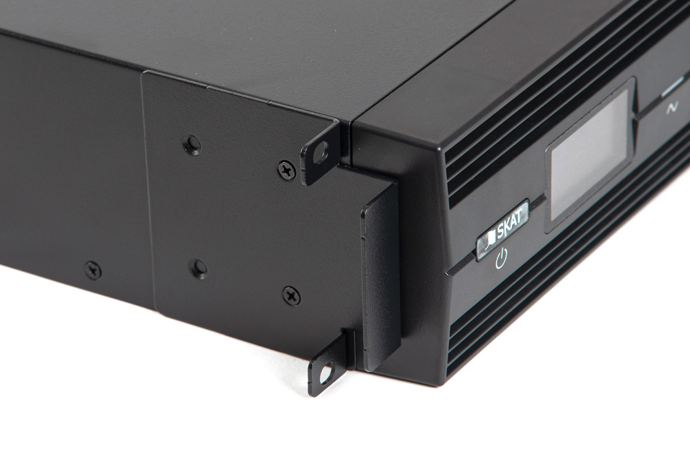 SKAT-UPS 1000 RACK ups 220v 50 / 60hz 900w 2 external batteries on-line sine wave Бастион  - Вид №6