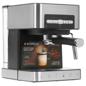 8145434 Кофеварка рожковая Endever Costa-1065 серебристый