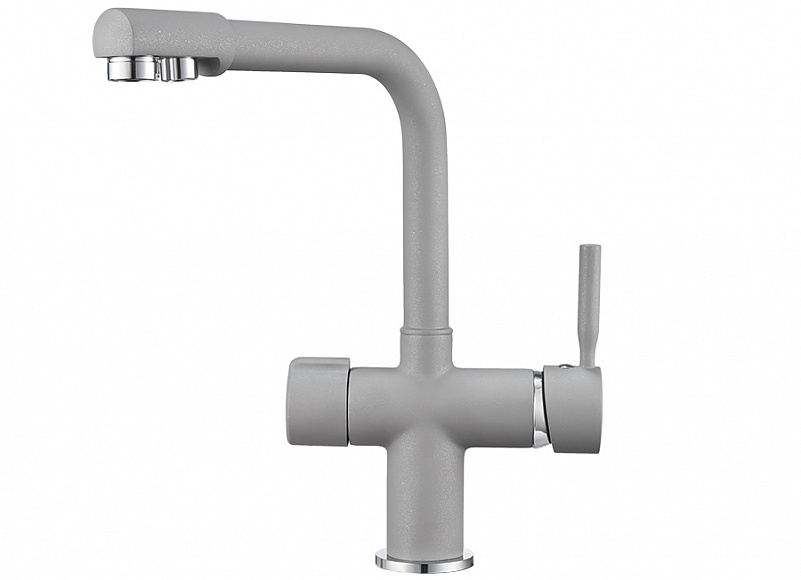 2088, АЛЮМИНИУМ, СМЕСИТЕЛЬ КУХОННЫЙ GRANULA 2088-ST48 - Вид №1