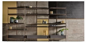 Cantori Модульный книжный шкаф с ящиками