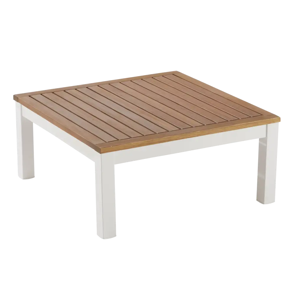 Набор садовой мебели Naterial Oris алюминий/полиэстер/дерево белый/бежевый: стол, диван и 2 кресла STLM-2115991 - Вид №10