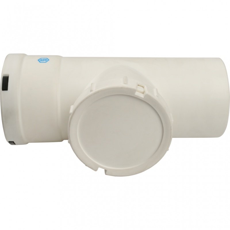 Труба дымохода STOUT с ревизией DN80 L 250мм для конденсационных котлов SCA8080010210 - Вид №2