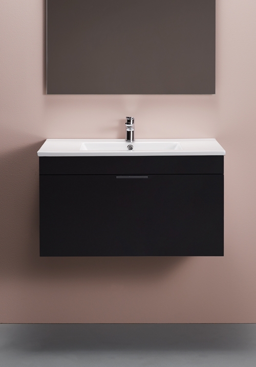 1580021 Go Шкаф Для Умывальника 800 Черный Hafa  Черный 