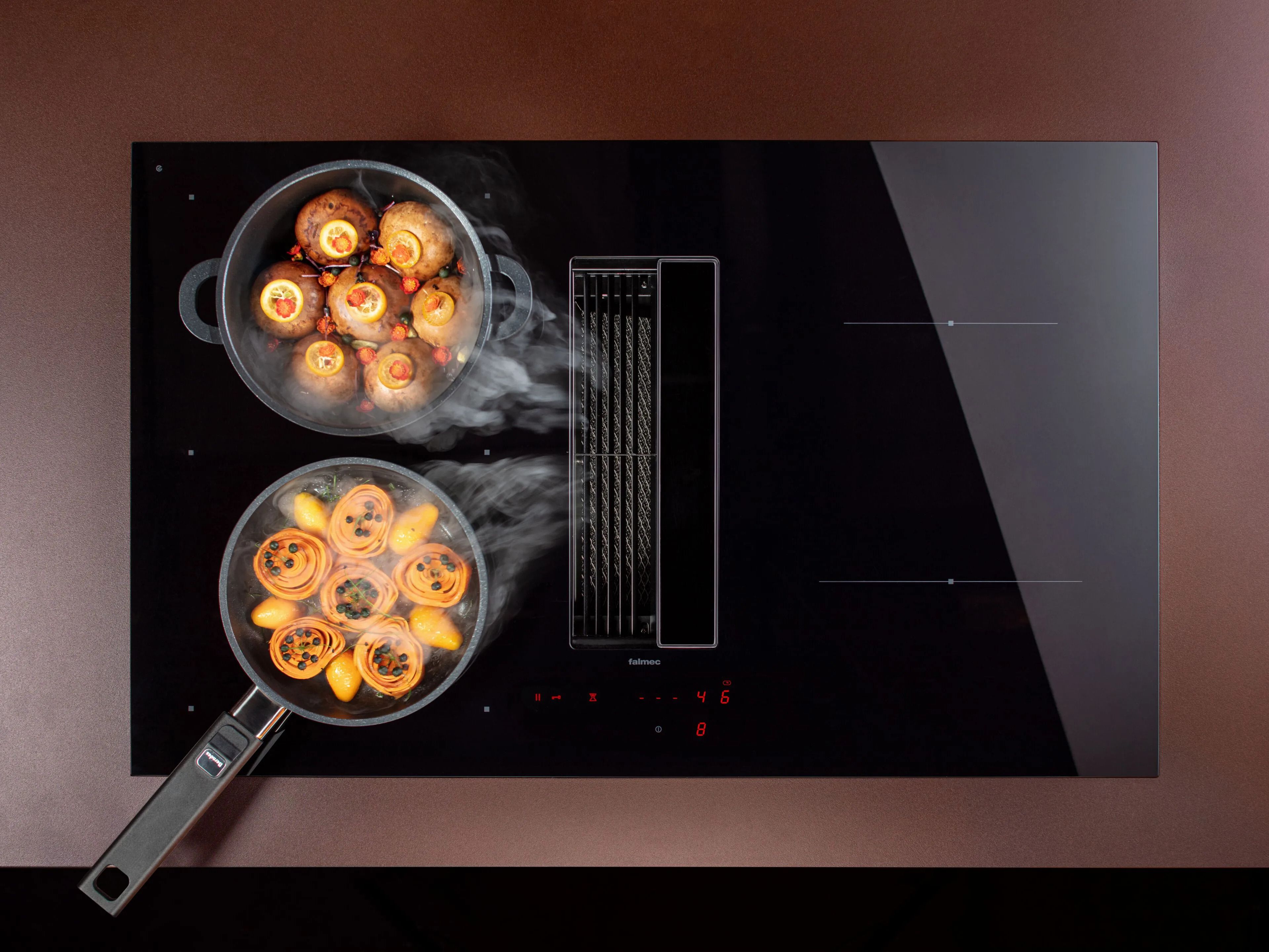 Керамическая плита со встроенной вытяжкой Falmec Cooking Systems ARCH-00004906