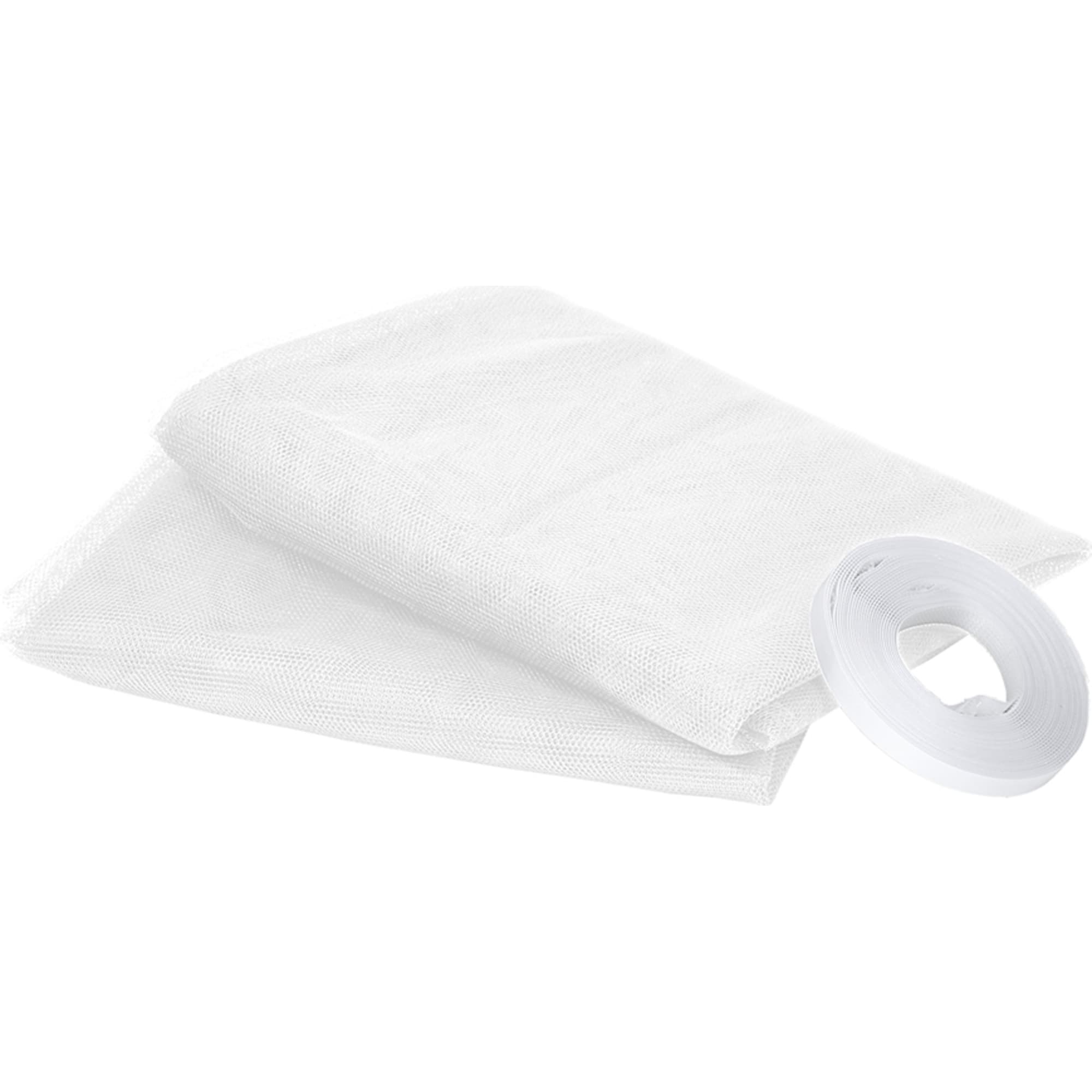 82647056 Москитная сетка-штора на дверь 45x210 см, цвет белый, 2 шт Santreyd 