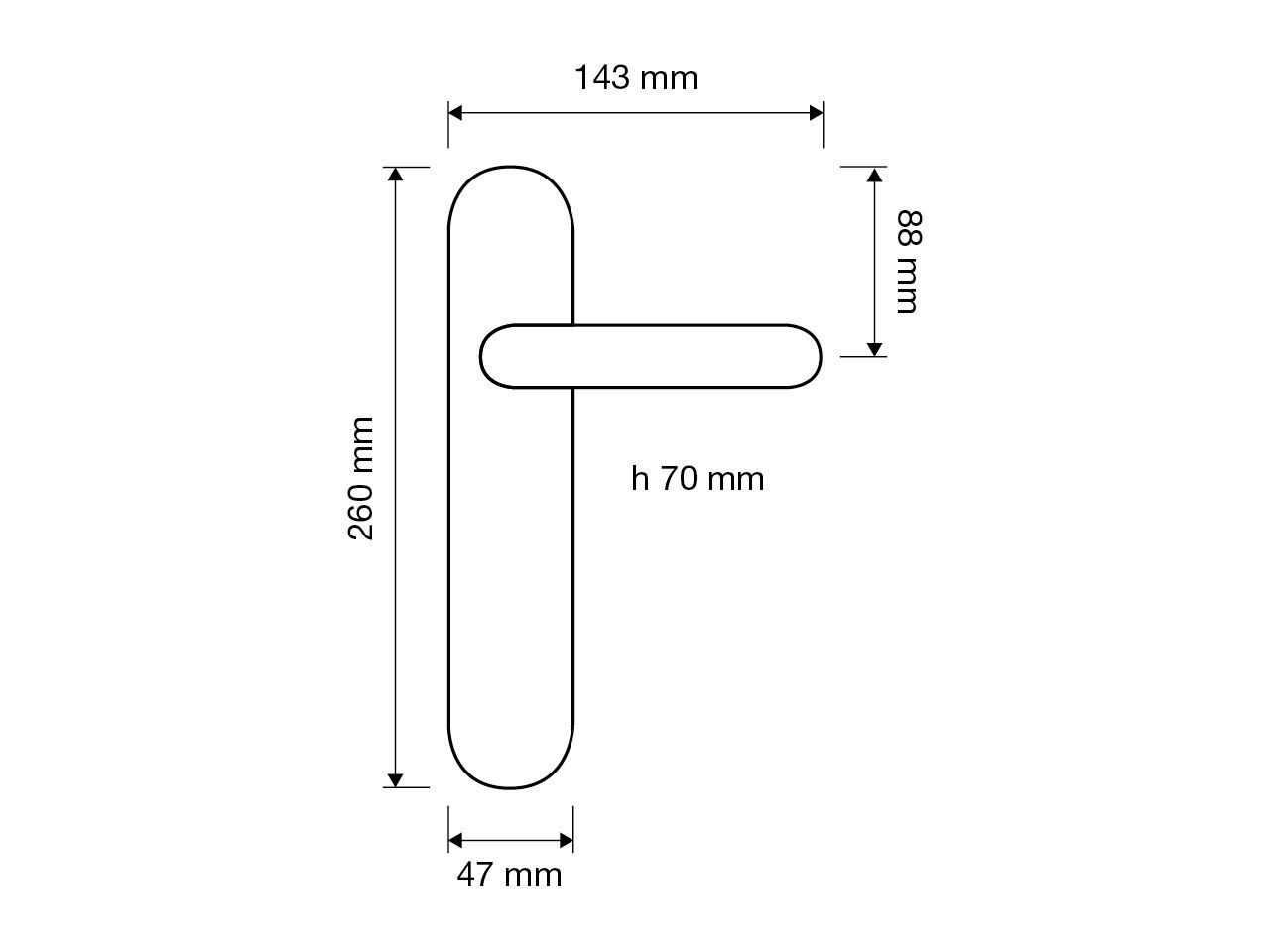 Латунная ручка на пластине LINEA CALI' Jenny ARCH-00119248 - Вид №2