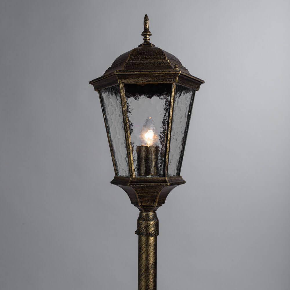 Уличный светильник черный 120 см Arte Lamp Genova 1BN A1206PA-1BN ARTE LAMP ФОНАРЬ 00-3898561 Черный  - Вид №1