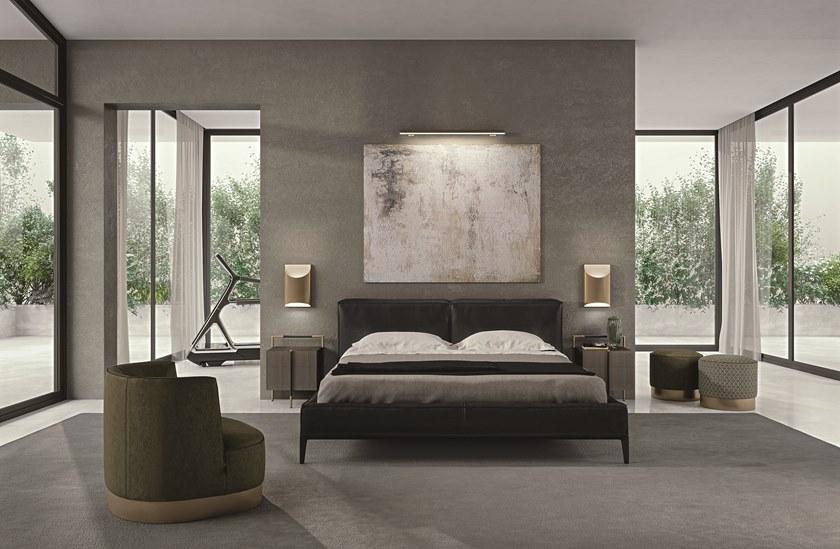 Frigerio Salotti Кровать из ткани с мягким изголовьем Taylor sun-id-1456923 - Вид №3