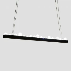 Подвесной светильник Crystal от Delight Collection KR0543P-M DELIGHT COLLECTION ДИЗАЙНЕРСКИЕ 243689 Прозрачный;черный