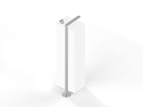 Смеситель для раковины из нержавеющей стали с 2 отверстиями Zazzeri Q316 ARCH-00082437