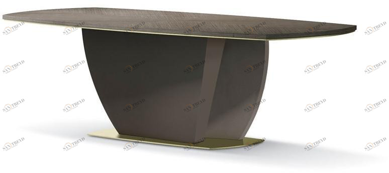 Carpanese Home Прямоугольный деревянный стол Contemporary 7315