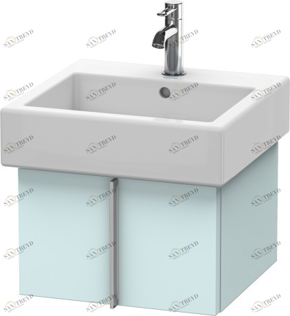 VE610300909 Vero Тумбочка подвесная Светло-голубой матовый декор Duravit