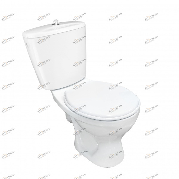 101537 Компакт унитаз с бачком Белый Лобненский Стройфарфор  Россия 