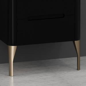 919493 Пара ножек из алюминия для подвесной мебели, цвет Бронзовый Kerasan Waldorf Италия