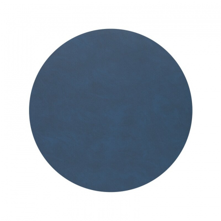 991154 NUPO midnight blue подстановочная салфетка круглая, диаметр 24 см, толщина 1,6 мм;LIND DNA 