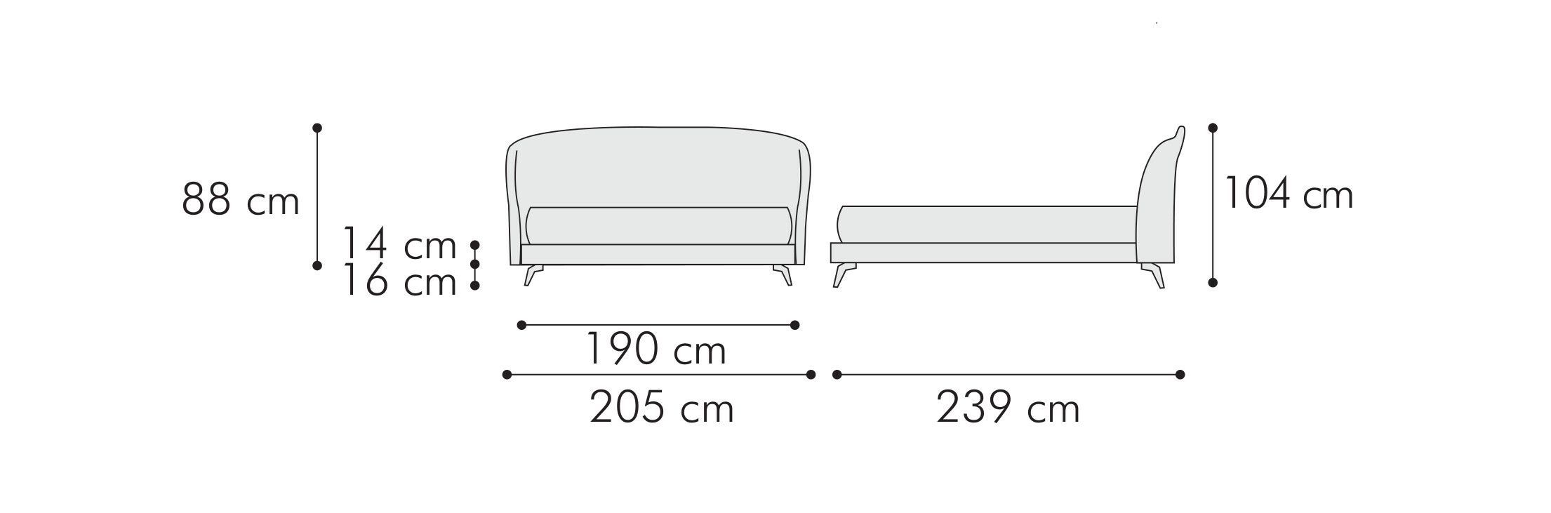 Двуспальная кровать с мягким изголовьем SCAPPINI & C Next ARCH-00027975 - Вид №4