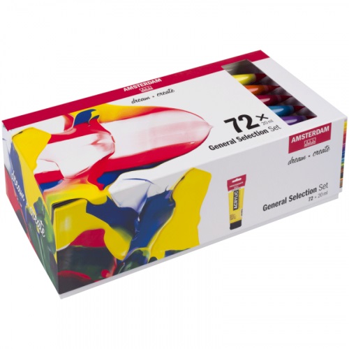 17820473 Краска акриловая Набор акриловых красок Amsterdam Standart 72цв*20мл Royal Talens 