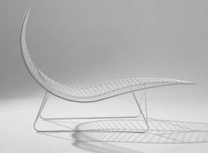 Studio Stirling Шезлонг из стали с порошковым покрытием Leaf