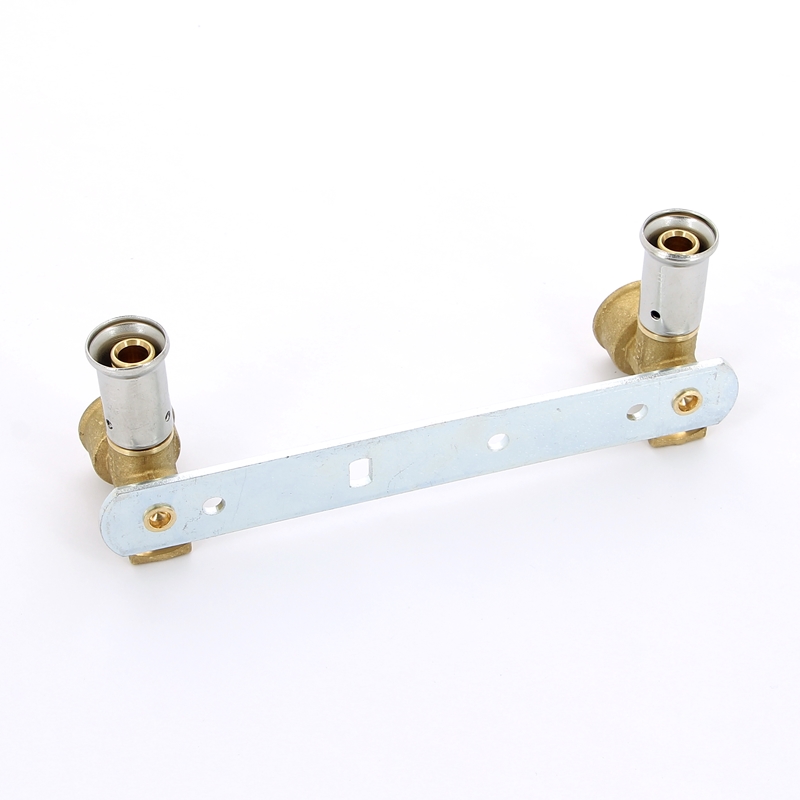 Водорозетка пресс-В двойная на планке HENCO 16x1/2"x16 28P16041604 - Вид №2