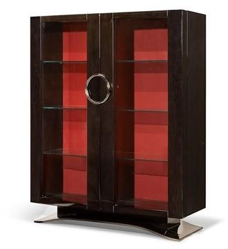 HUGUES CHEVALIER Буфет из лакированного дуба с распашными дверцами с ящиками Haussmann sun-id-1410649 - Вид №1