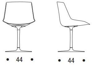 MDF Italia Вращающееся кресло из поликарбоната Flow sun-id-1363292 - Вид №9