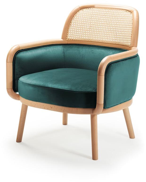 Mambo Unlimited Ideas Кресло из ткани с подлокотниками Luc sun-id-1471689 - Вид №3