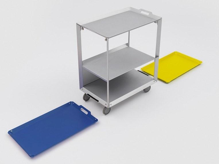 Danese Milano Многофункциональная тележка из окрашенного металла с колесами sun-id-1414851 - Вид №1