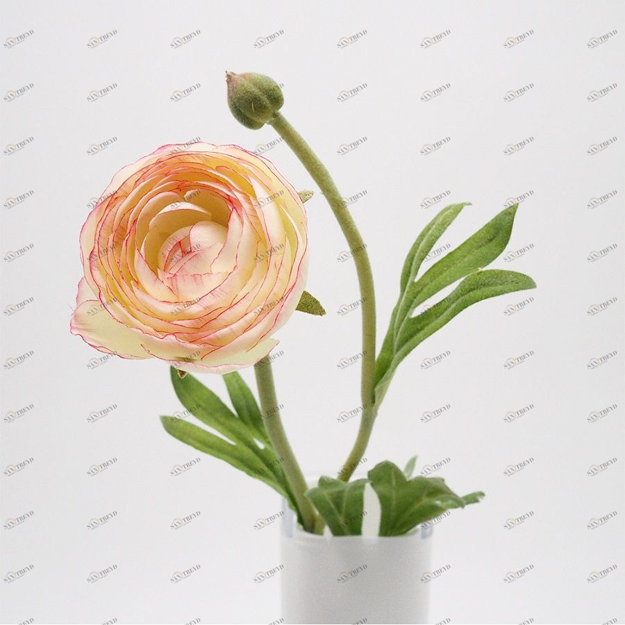 Ранункулюс Светло розовый в интерьер 34 см Mr Plant 312121