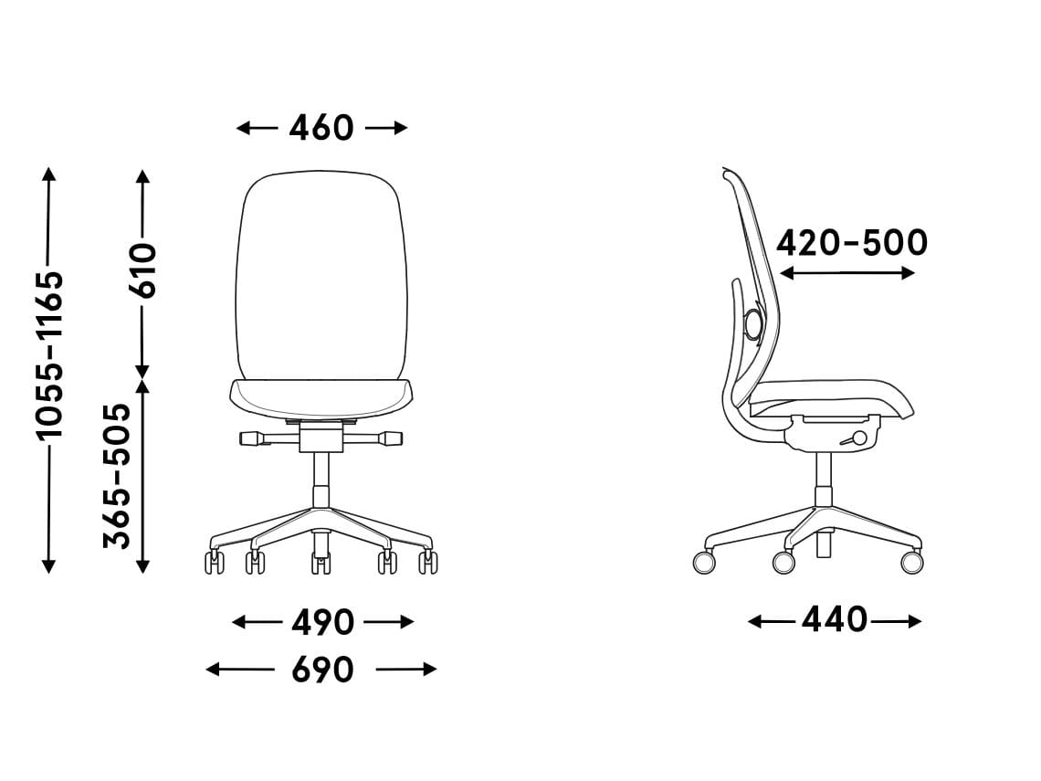Вращающееся офисное кресло MDD OLLIE ARCH-00006483 - Вид №2
