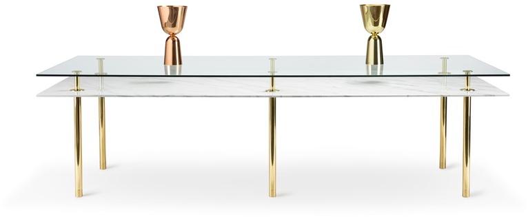 GHIDINI1961 Прямоугольный мраморный стол Legs sun-id-1466202 - Вид №7