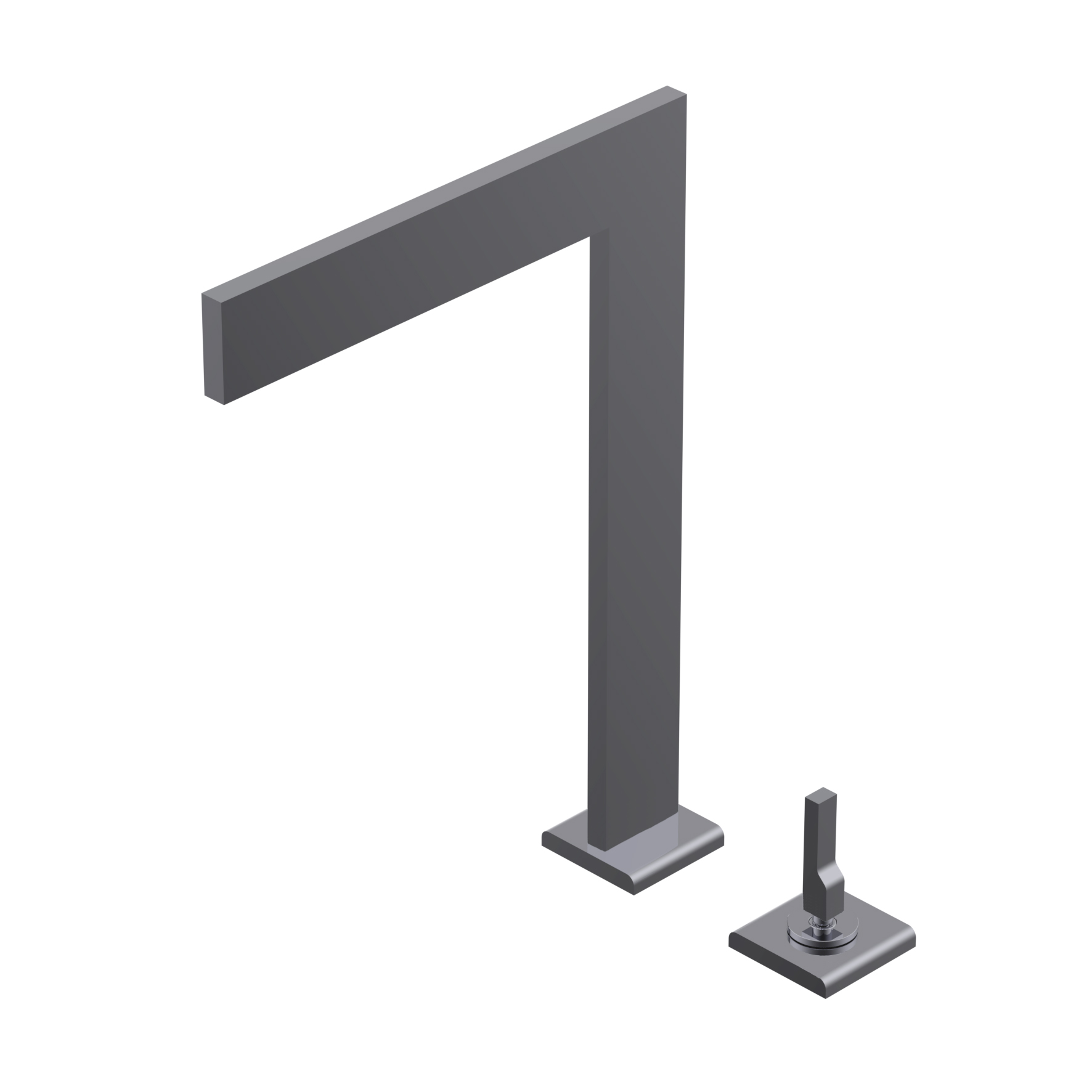 P0BA5080 Смеситель для раковины, однорычажный, на два отверстия, внешний Ritmonio Tetris