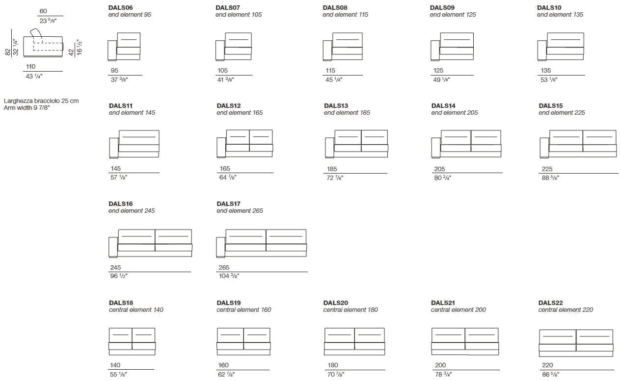 Bodema Модульный тканевый диван с шезлонгом Dallas sun-id-1422713 - Вид №4