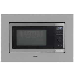 9141212 Встраиваемая микроволновая печь DEXP BM20-F02I серебристый