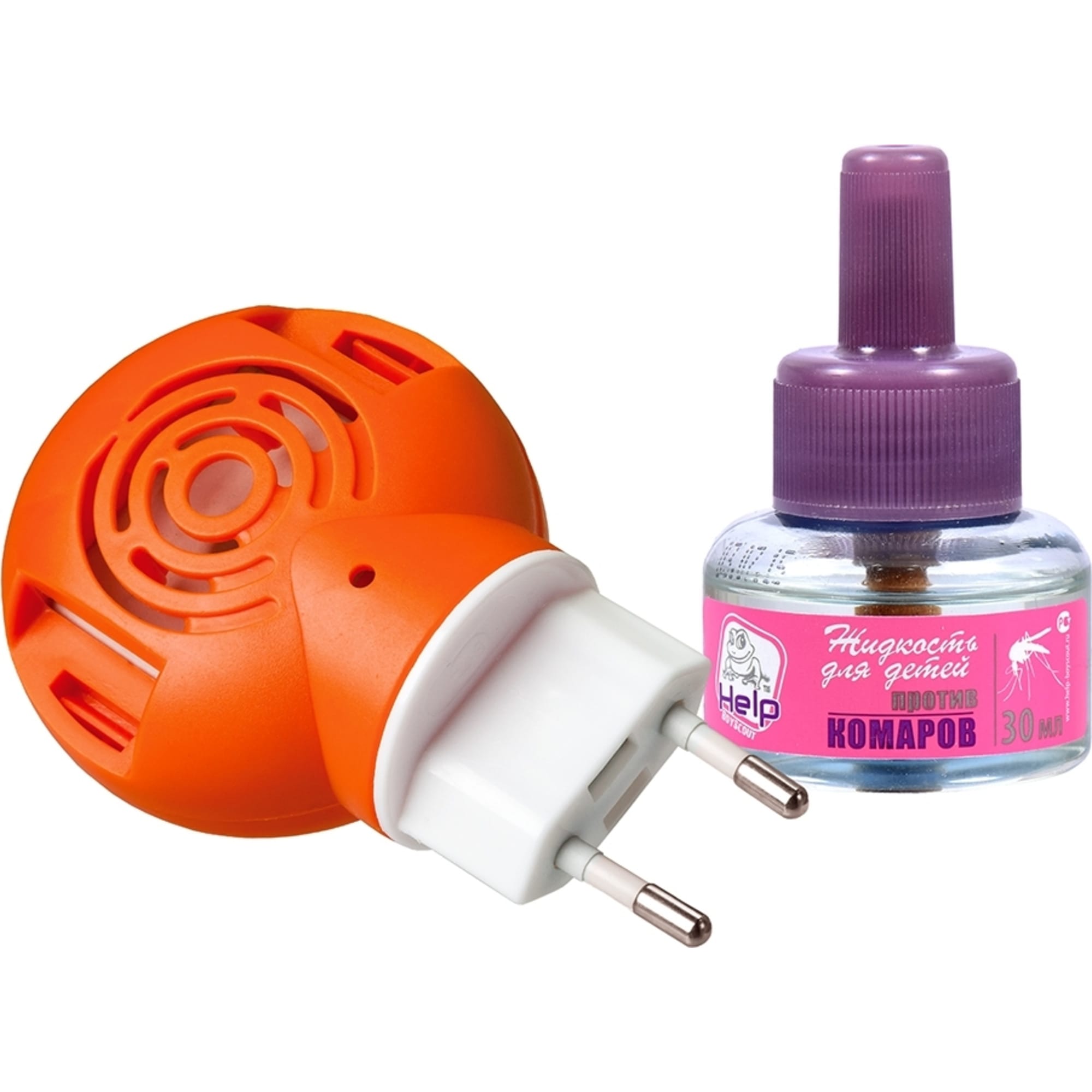 82735653 Комплект от комаров Help детский фумигатор и жидкость 30 ночей 30 мл Santreyd 