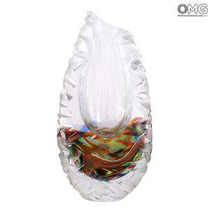 4782 ORIGINALMURANOGLASS Ваза Баттерфлай - Афро Челотто - муранское стекло OMG 17 см