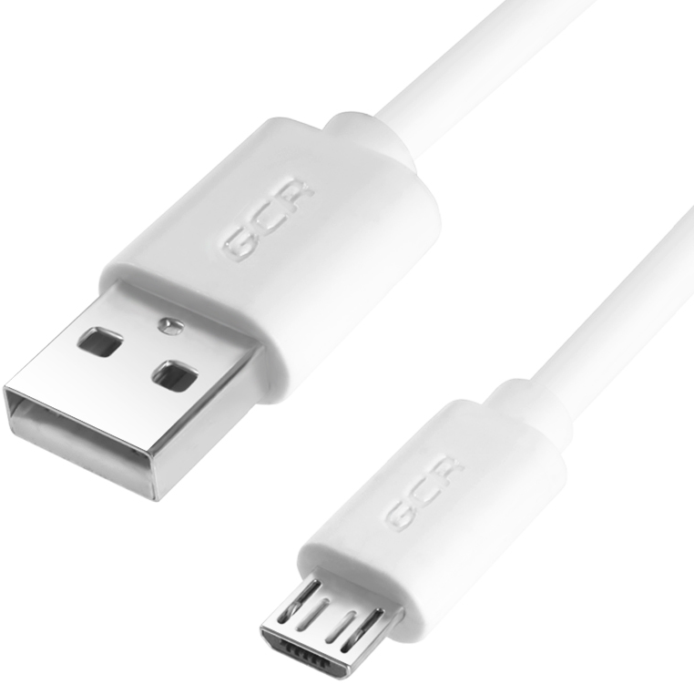 GCR-UA9MCB3-BB2S-1.0m кабель 1.0m usb 2.0, am/microb 5pin, белый, 28/28 awg, экран, армированный, морозостойкий Greenconnect Santreyd 