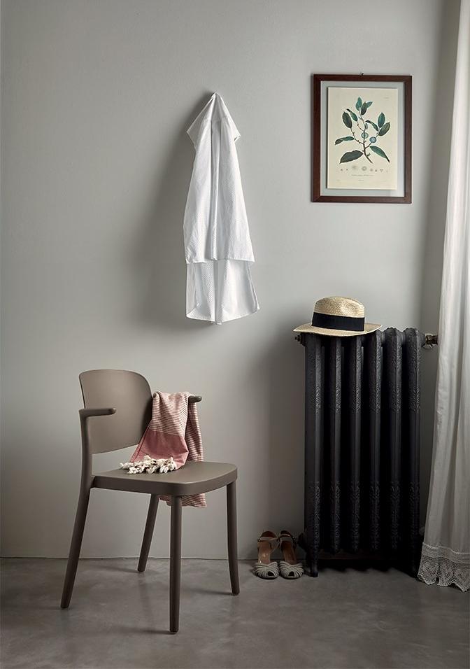 COLOS Стул из полипропилена штабелируемый с подлокотниками Piazza sun-id-1480609 - Вид №4