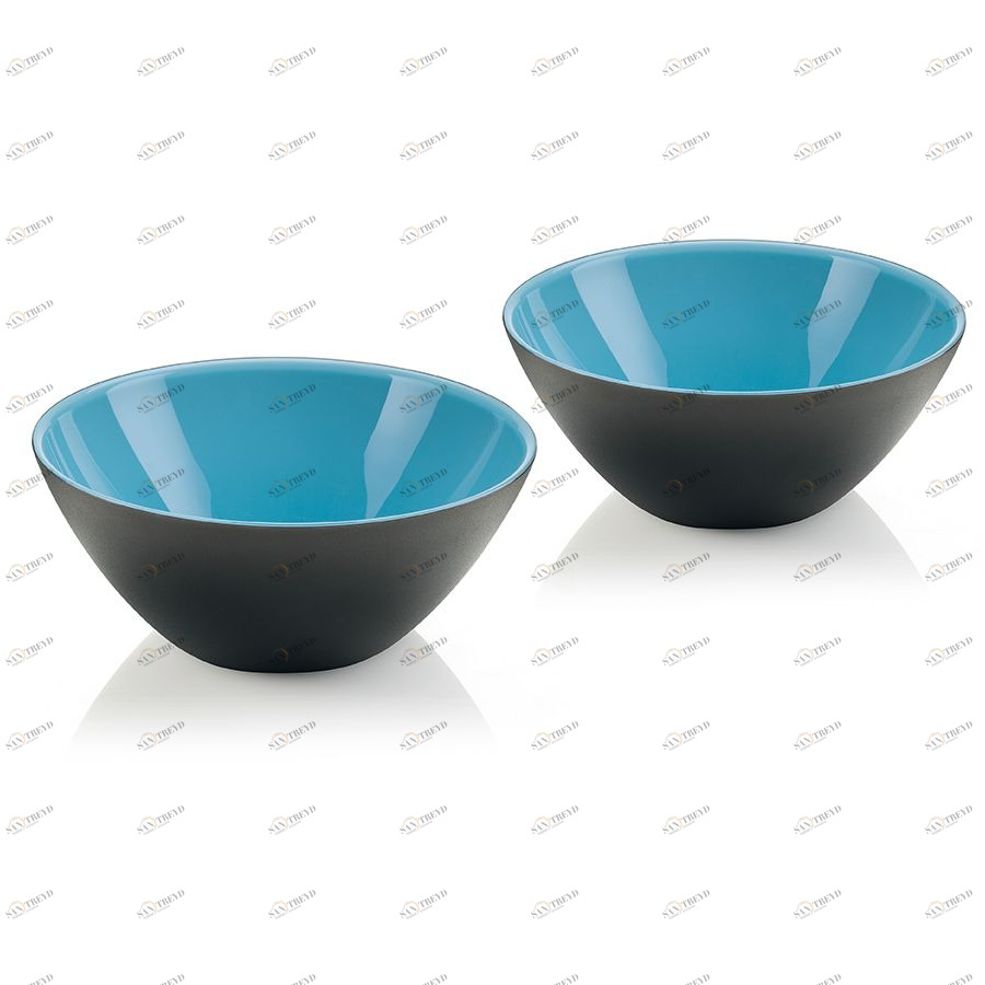 Набор из 2 мисок My Fusion 12 см чёрно-голубой Guzzini 281412170